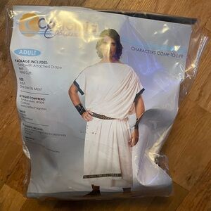 California Costume Deluxe Classic Toga Adult Men halloween ONE SIZE